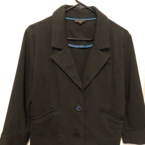 Essentials by ABS black blazer - Picture 1 of 9